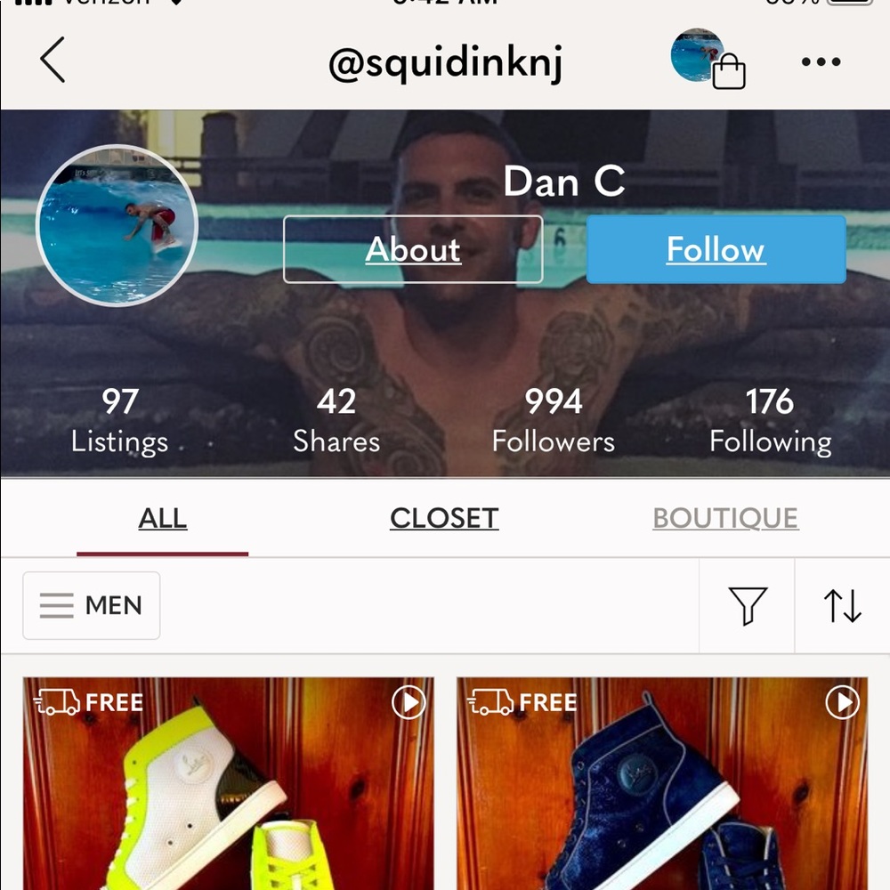 This guy sells FAKE Louboutins.